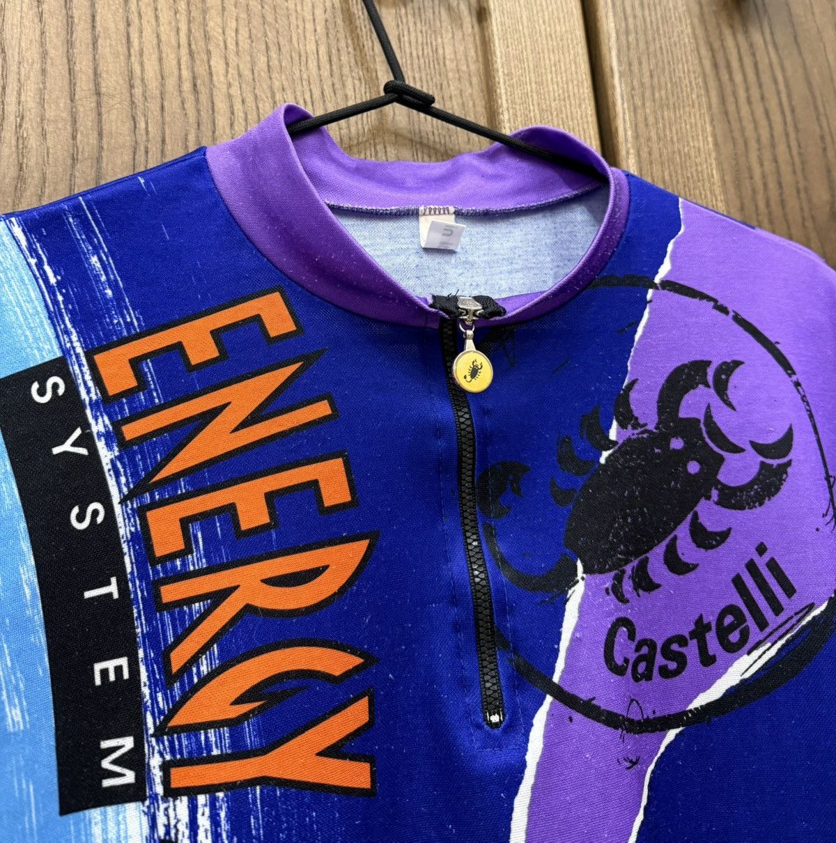 Vintage Vintage Castelli Energy System Cycling Biker Jersey Size US XXL / EU 58 / 5 - 4 Thumbnail