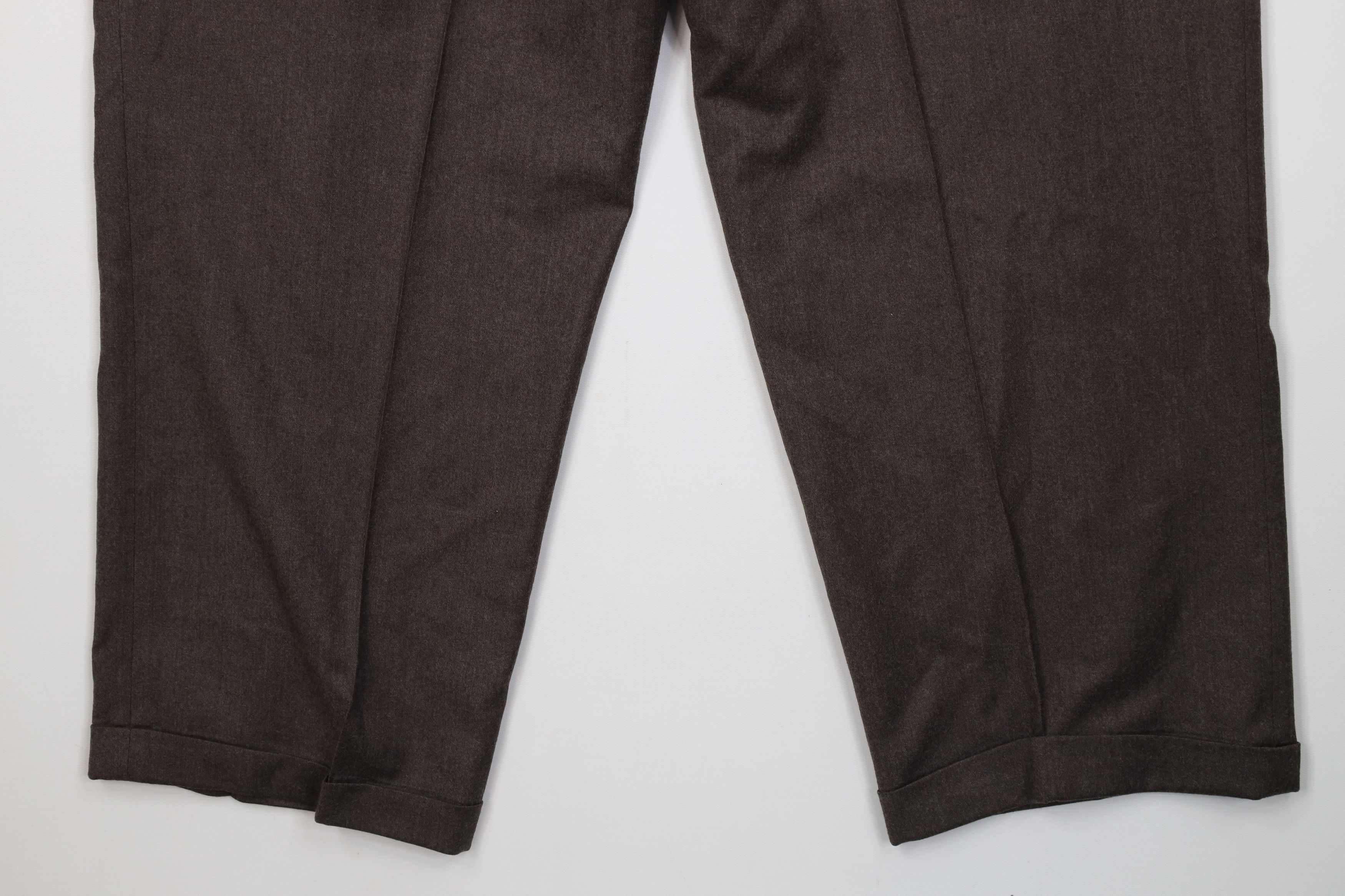 Vintage Vintage Streetwear Blend Knit Wide Leg Chino Pants Brown Size US 38 / EU 54 - 14 Thumbnail