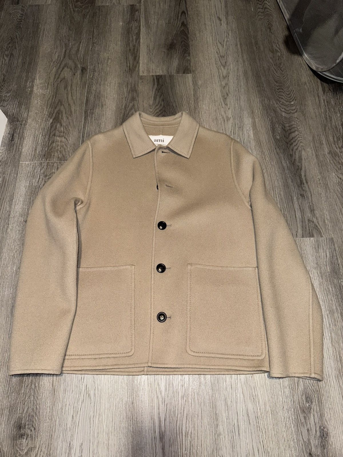 AMI AMI Paris Brushed Wool Shirt Jacket Size US M / EU 48-50 / 2 - 4 Thumbnail