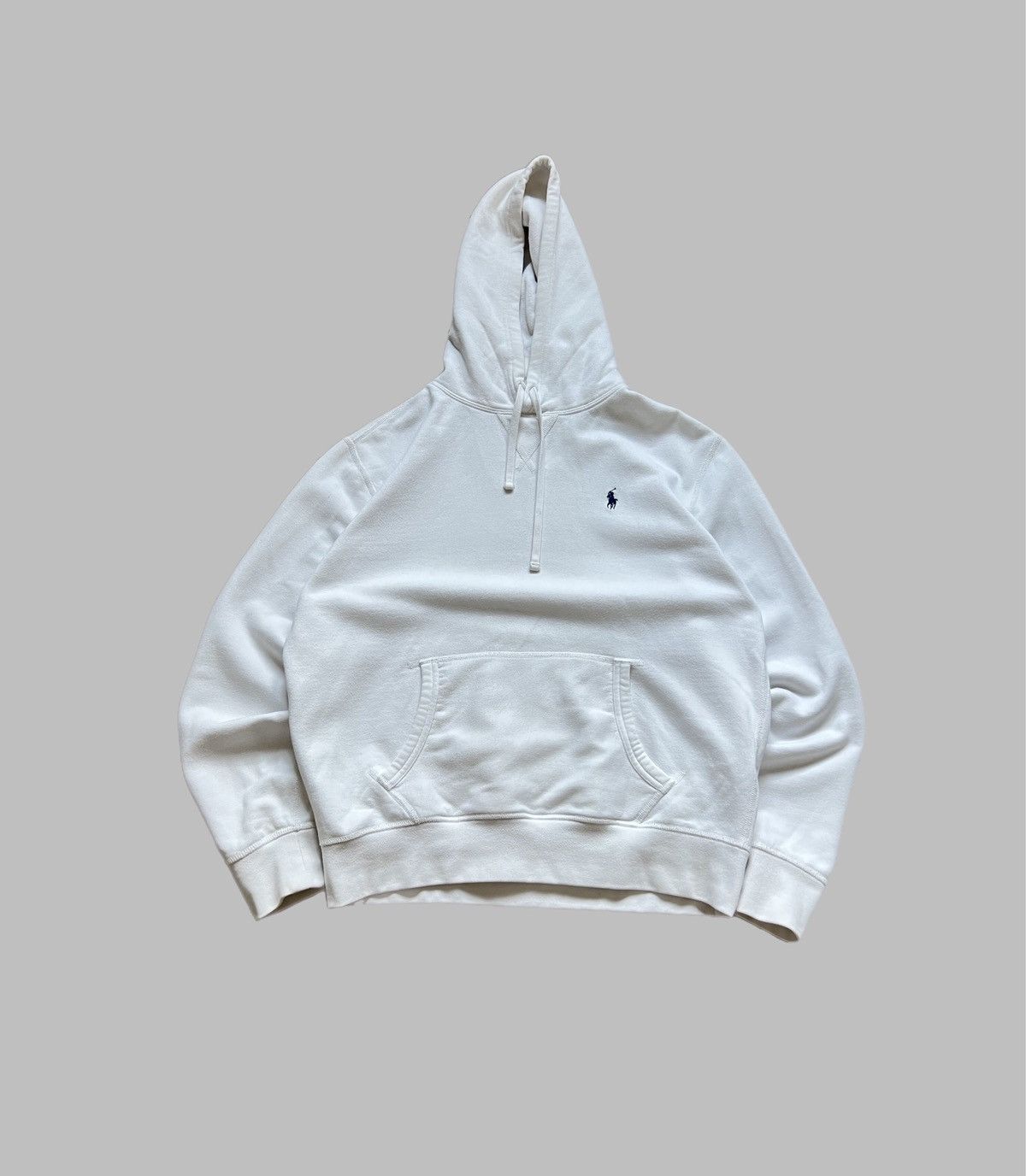 Polo Ralph Lauren Polo Ralph Lauren White Hoodie Old Money Size US S / EU 44-46 / 1 - 1 Thumbnail