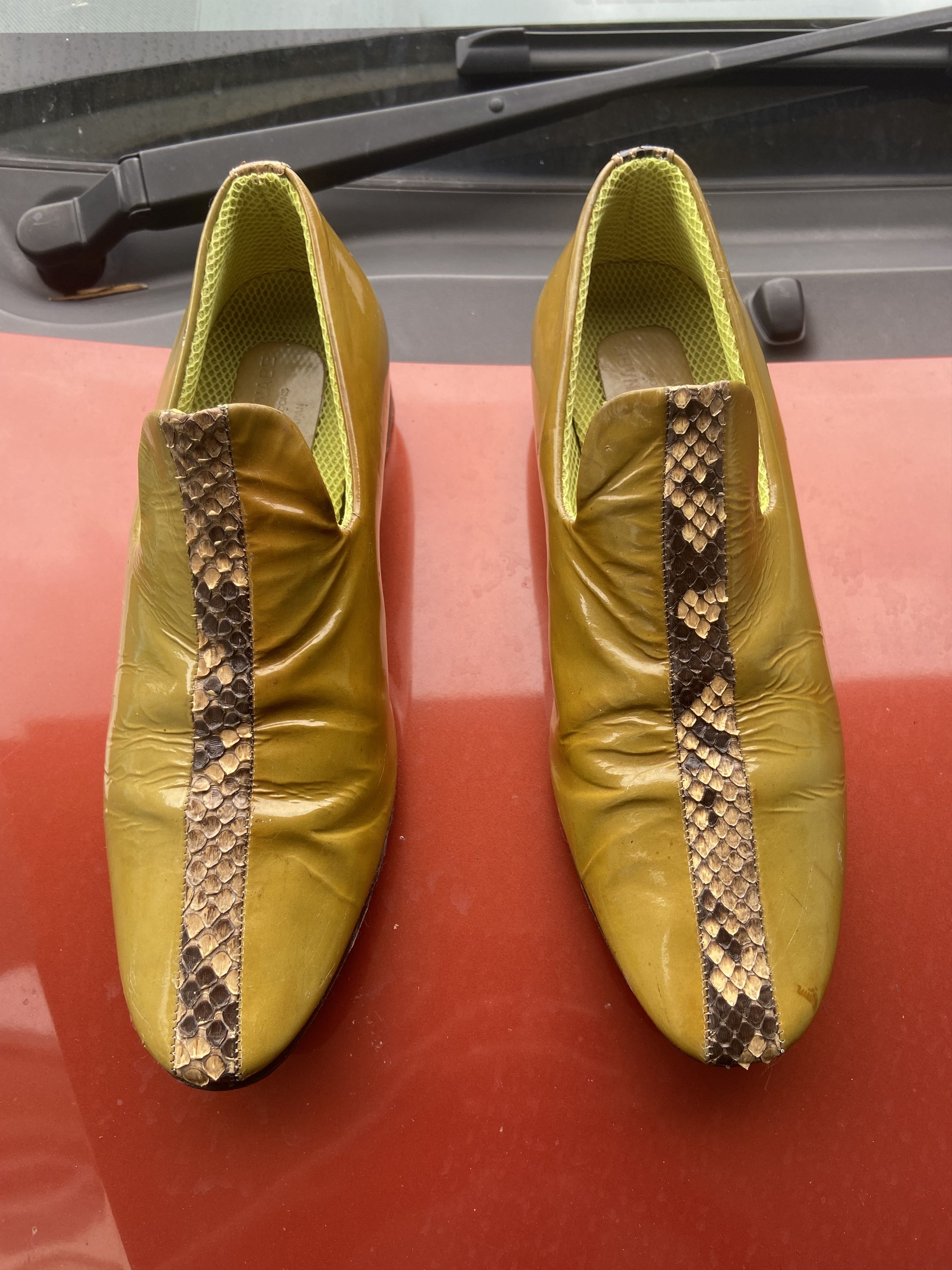 Junya Watanabe JUNYA WATANABE X COMME DES GARCONS PYTHON LOAFERS Size US 7 / EU 40 - 1 Thumbnail