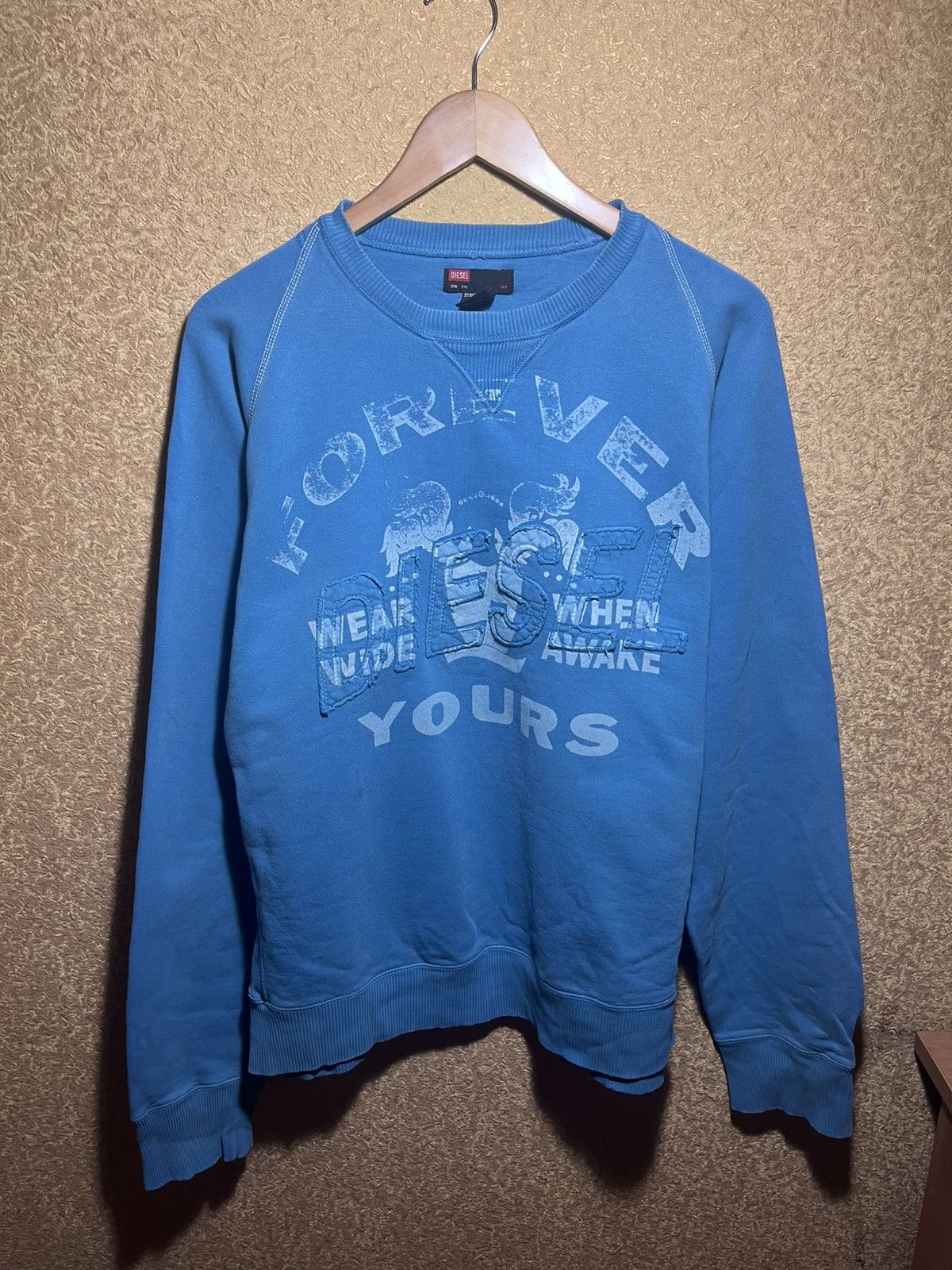 Diesel Diesel Vintage Sweatshirt Big Logo y2k Archive 90s Japanese Size US XXL / EU 58 / 5 - 1 Thumbnail