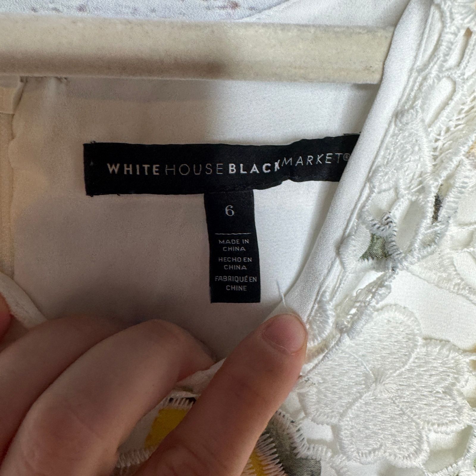 White House Black Market White House Black Market Lemon Print Sleeveless Peplum Top 6 Size M / US 6-8 / IT 42-44 - 3 Thumbnail
