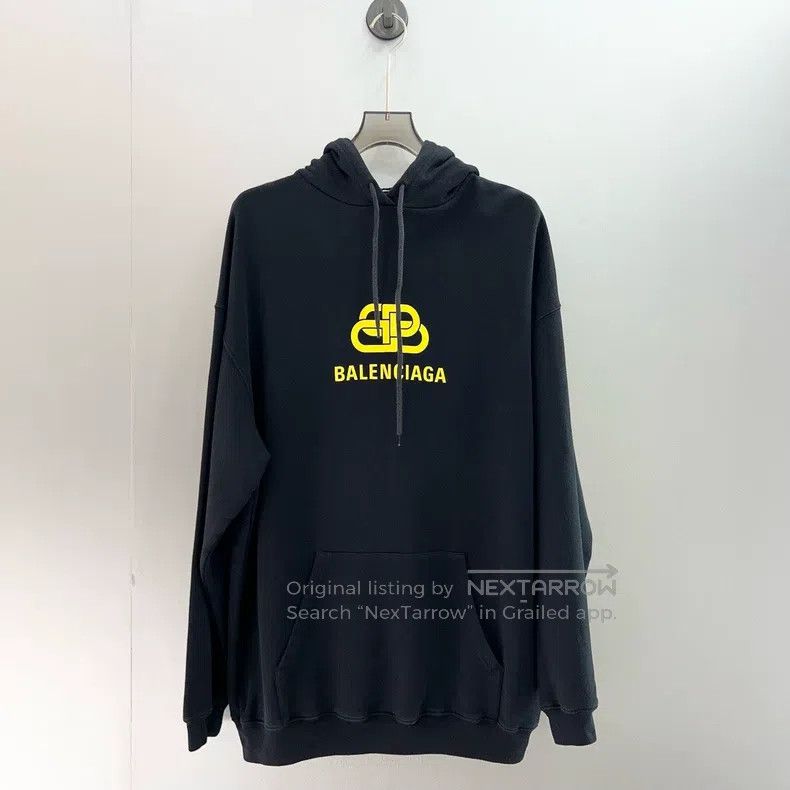 Balenciaga Balenciaga Double B Lock扣 Classic Printed Hoodie Size US XS / EU 42 / 0 - 1 Thumbnail