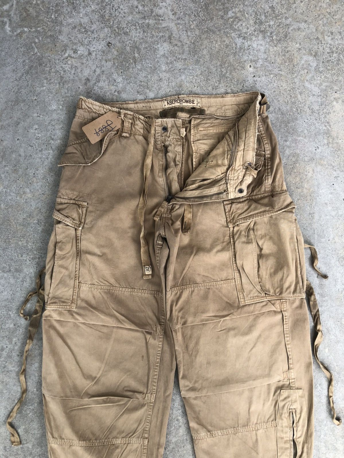 Abercrombie & Fitch Abercrombie Cargo Pants Tactical Bondage Size US 33 - 3 Thumbnail