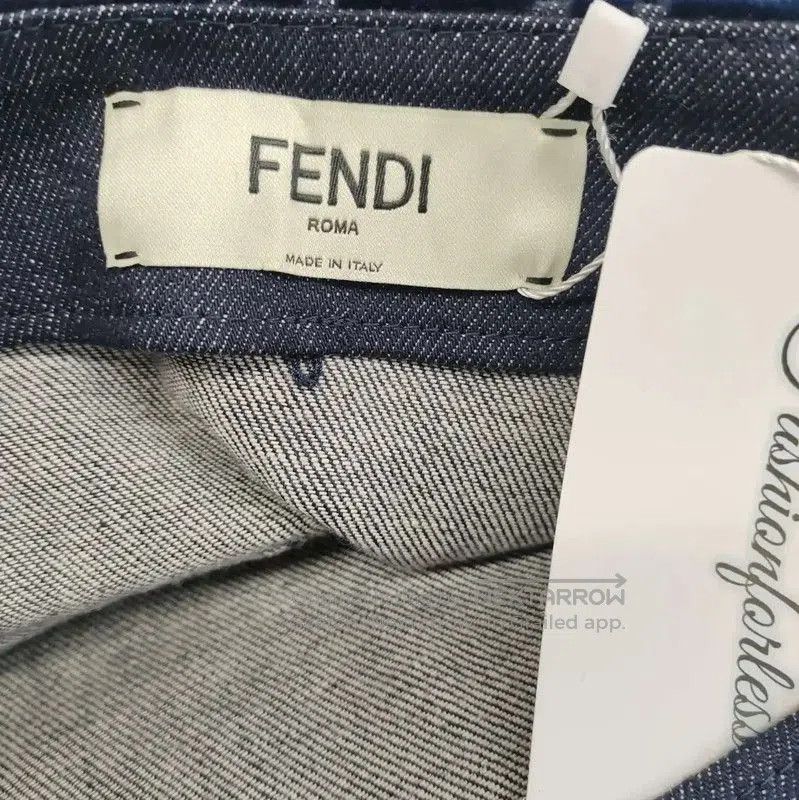 Fendi Fendi Black Cotton Women's Skirt . Size 23" - 3 Thumbnail
