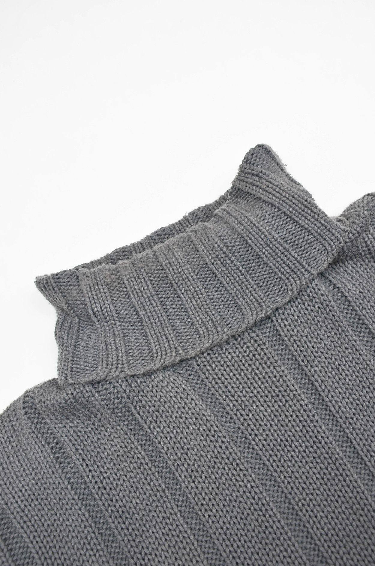 Yves Saint Laurent YSL Vintage Grey Wool Turtleneck Sweater XL Size US XL / EU 56 / 4 - 6 Thumbnail