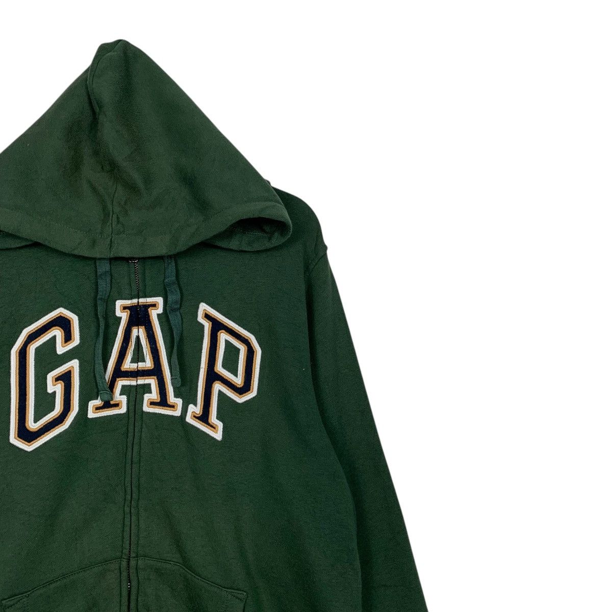 Gap Gap Big Logo Green Zipper Hoodie Size US M / EU 48-50 / 2 - 5 Thumbnail