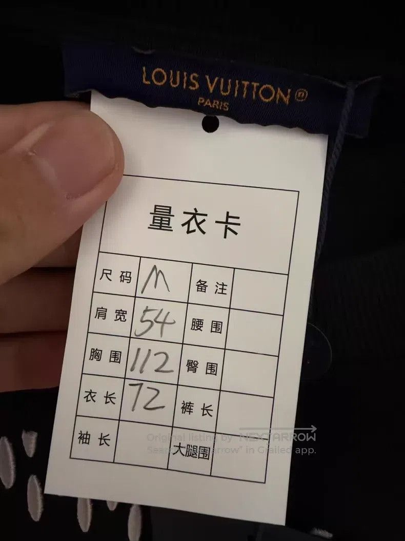 Louis Vuitton Louis Vuitton Fei Dong Co-branded Beaded Letter Short Slee Size US M / EU 48-50 / 2 - 3 Thumbnail