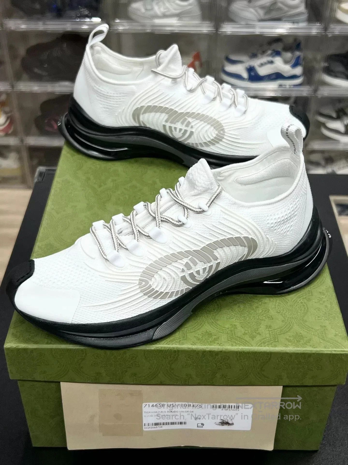 Gucci Gucci Run White Sneakers Size 42.5. Size US 9.5 / EU 42-43 - 1 Thumbnail