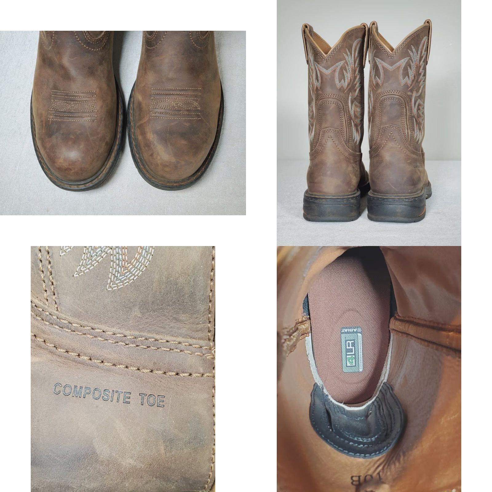 Ariat ARIAT Tracey Composite Toe Work Boots Dusted Brown Leather 10008634 Women's US 10 B Size US 10 / IT 40 - 8 Thumbnail