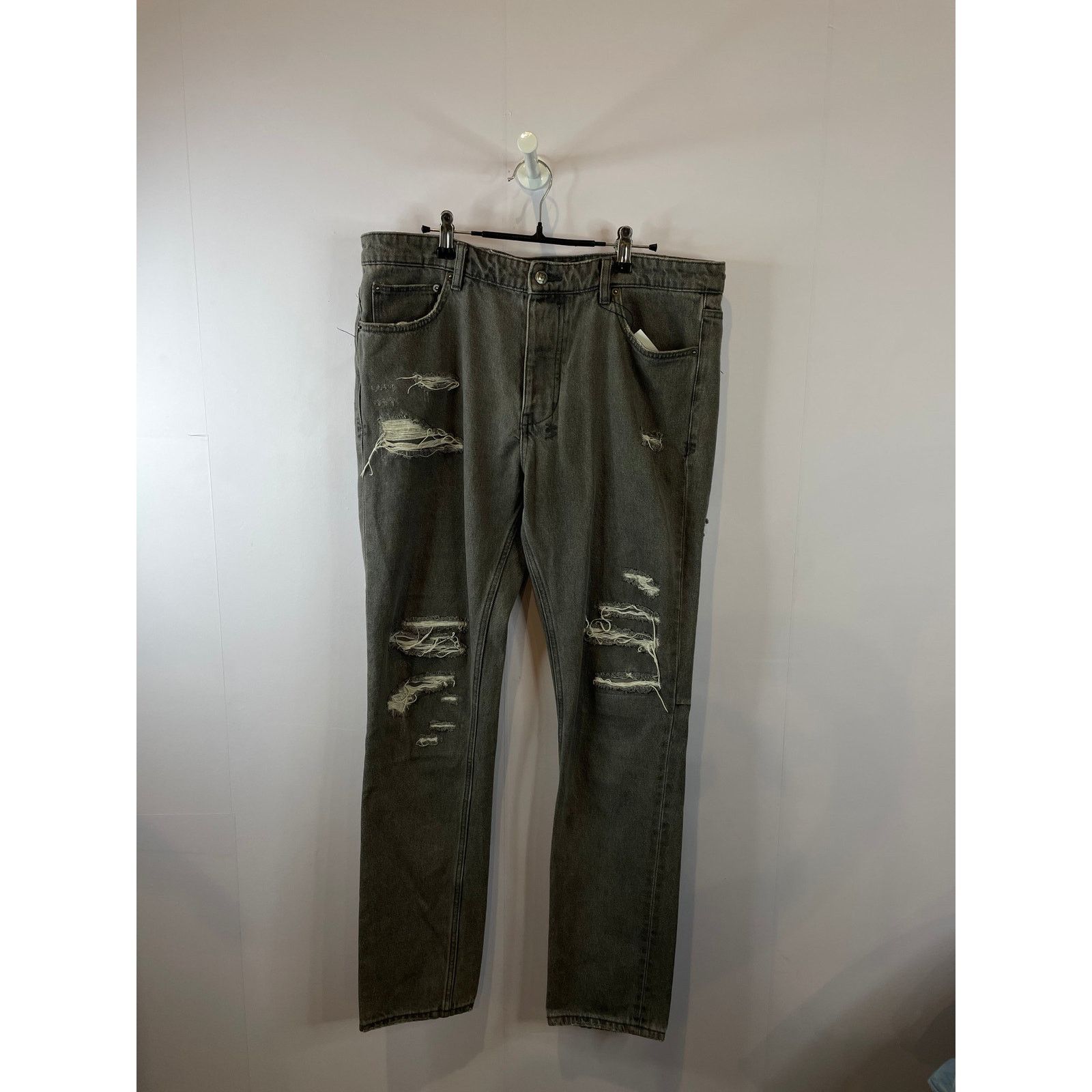 Ksubi Ksubi Grey Distressed Jeans Size US 36 / EU 52 - 1 Thumbnail