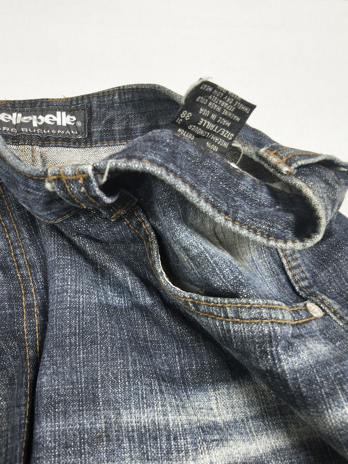 Pelle Pelle Pelle Pelle Crazy Graphic Y2K Baggy Jeans (066) Size US 36 / EU 52 - 15 Thumbnail