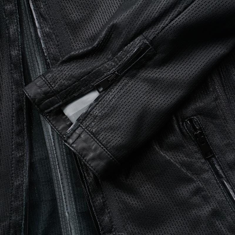 Other DELAN / PERFORATED LEATHER JACKET Size US L / EU 52-54 / 3 - 8 Thumbnail
