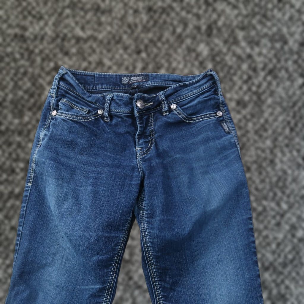 Silver Jeans Co. Silver Suki Mid Bootcut Jeans Women's 28x31 Blue Denim Pants Stretch Size 28" / US 6 / IT 42 - 1 Thumbnail