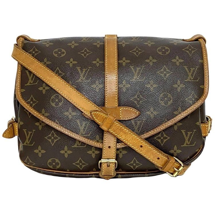 Louis Vuitton LOUIS VUITTON Shoulder Bag Brown Cotton Size ONE SIZE - 1 Thumbnail