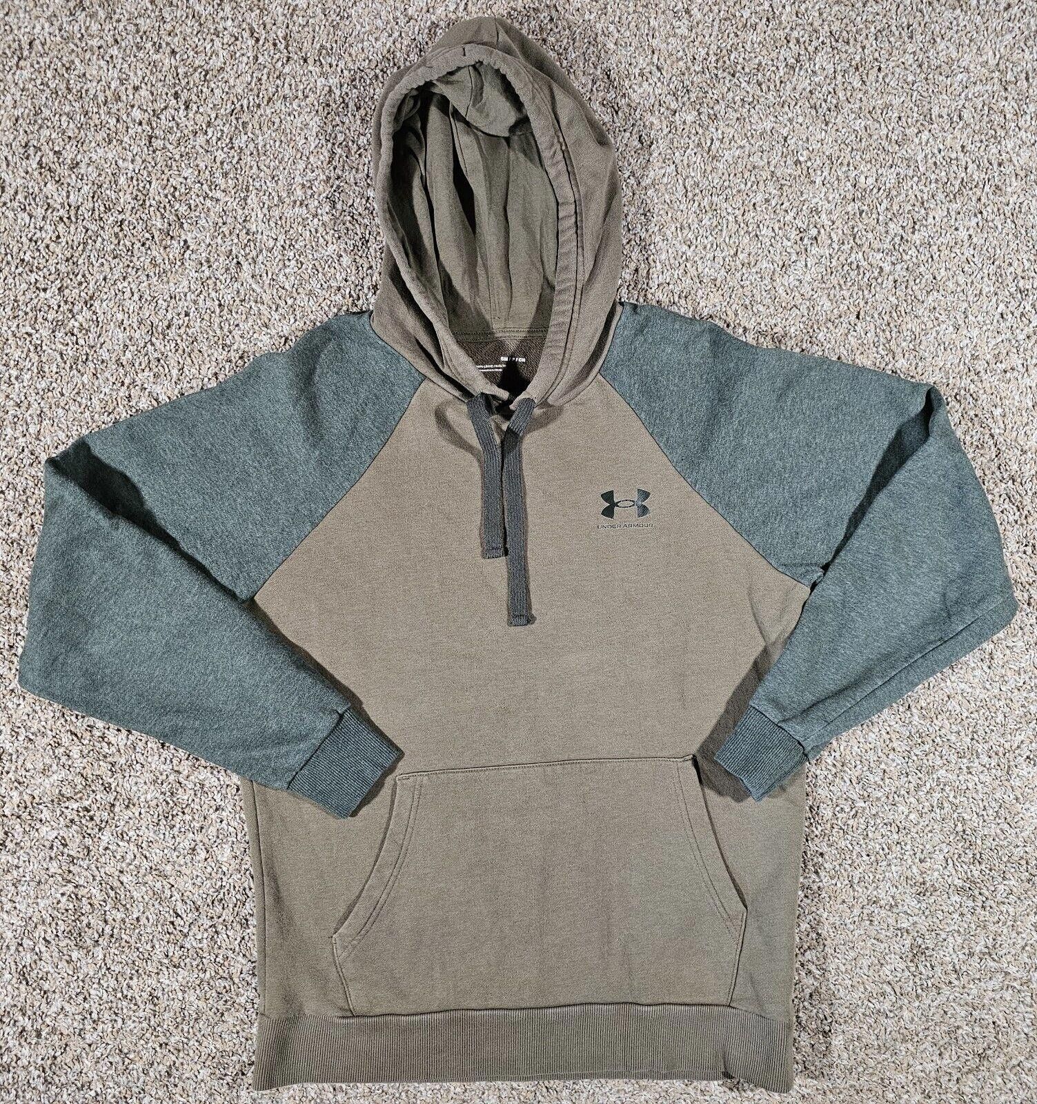 Under Armour Under Armour Adult SM Olive Drab Brown Green Hoodie Logo Gym Size US S / EU 44-46 / 1 - 1 Thumbnail