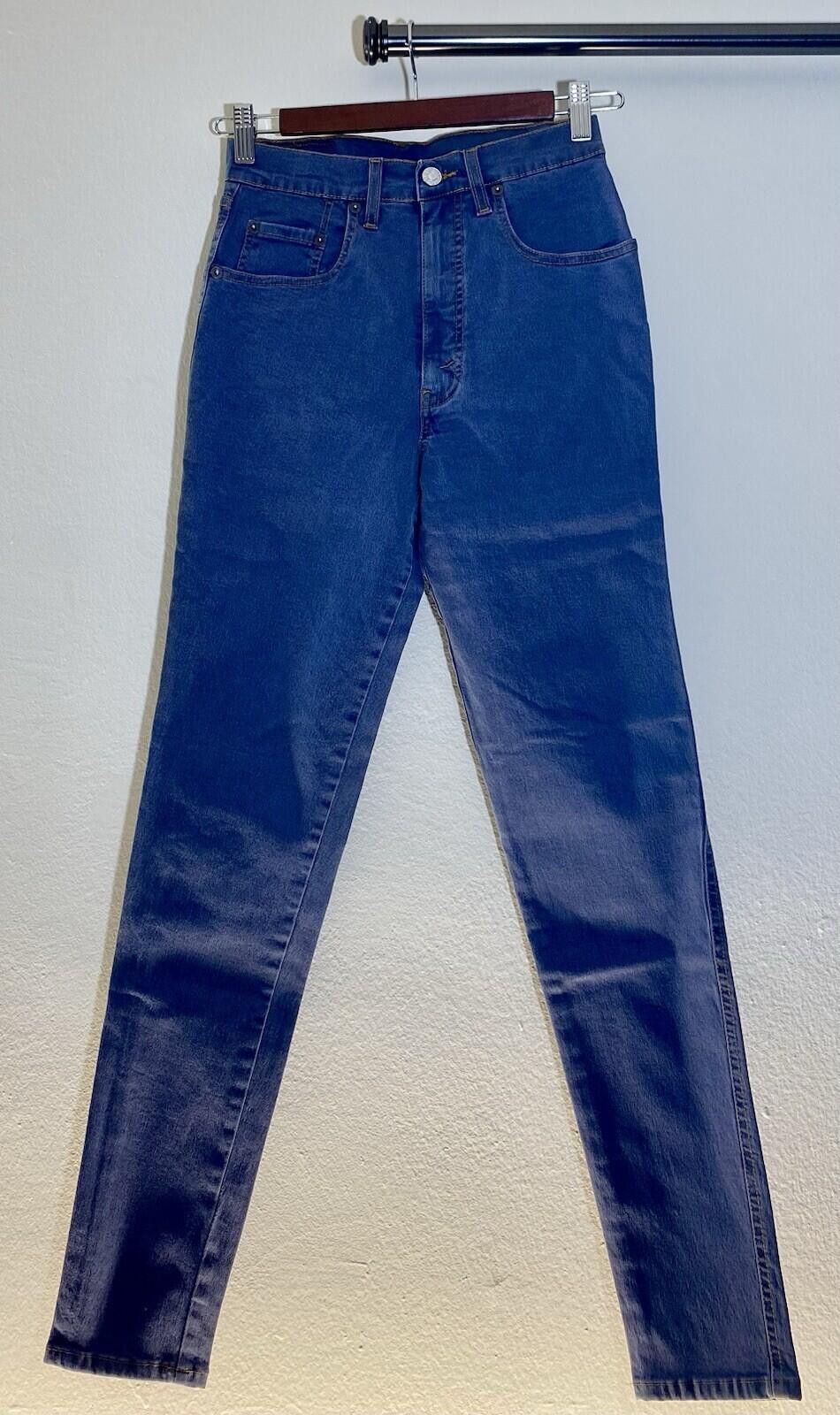 Levi's NWT LEVI'S 498 Blue Skinny Jeans 30x30 Vintage Made in Italy Size 30" / US 8 / IT 44 - 4 Thumbnail