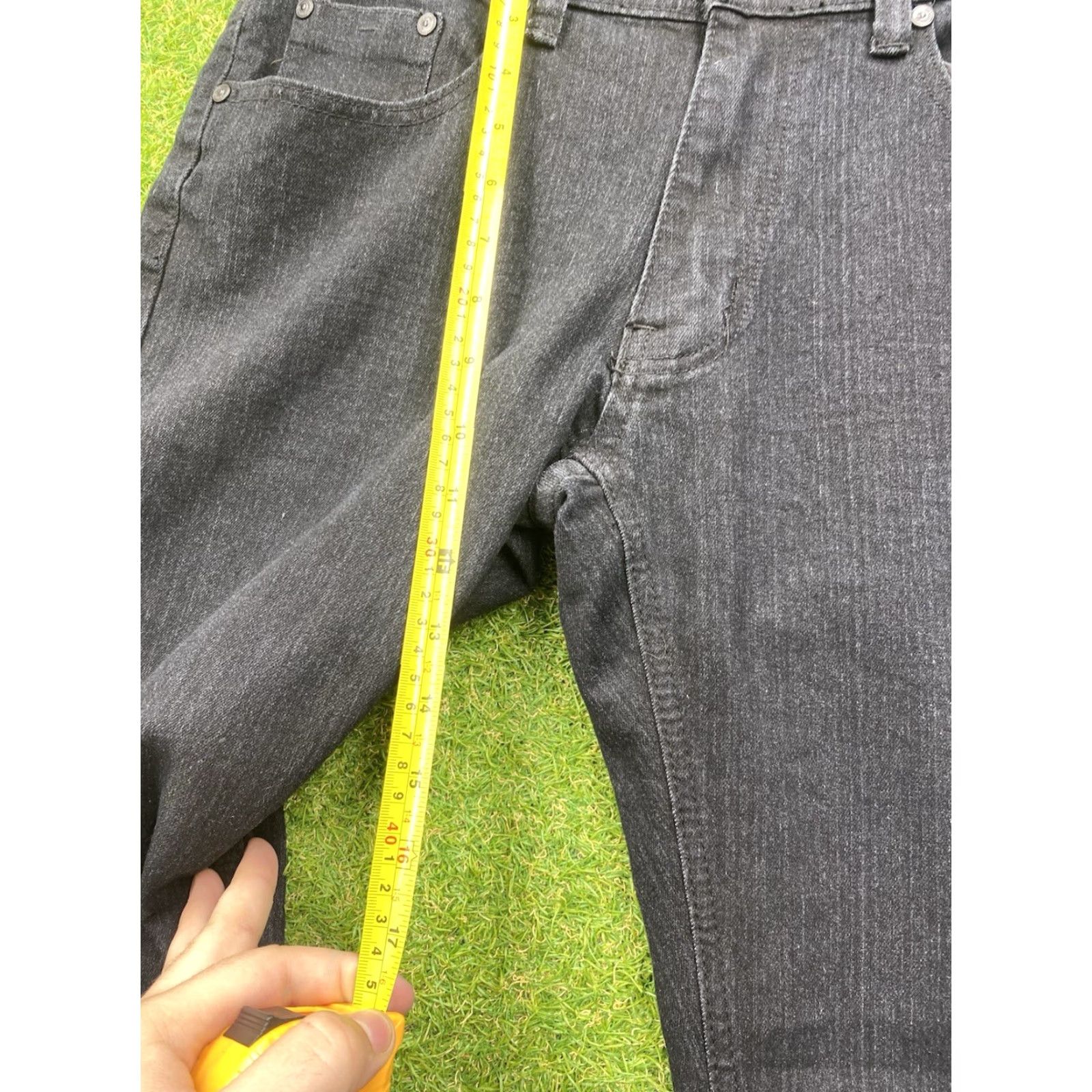 Denime Desert Dunes Jeans Mens 32x30 Slim Fit Stretch Soft Black Denim Living Life Size US 32 / EU 48 - 6 Thumbnail