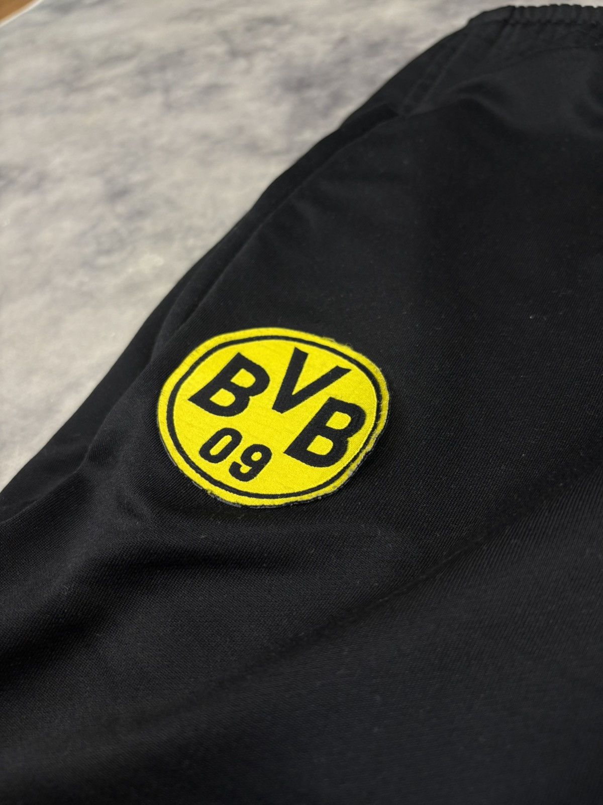 Nike × Vintage Vintage Nike Borussia Dortmund y2k parachute sweatpants drip Size US 36 / EU 52 - 2 Thumbnail