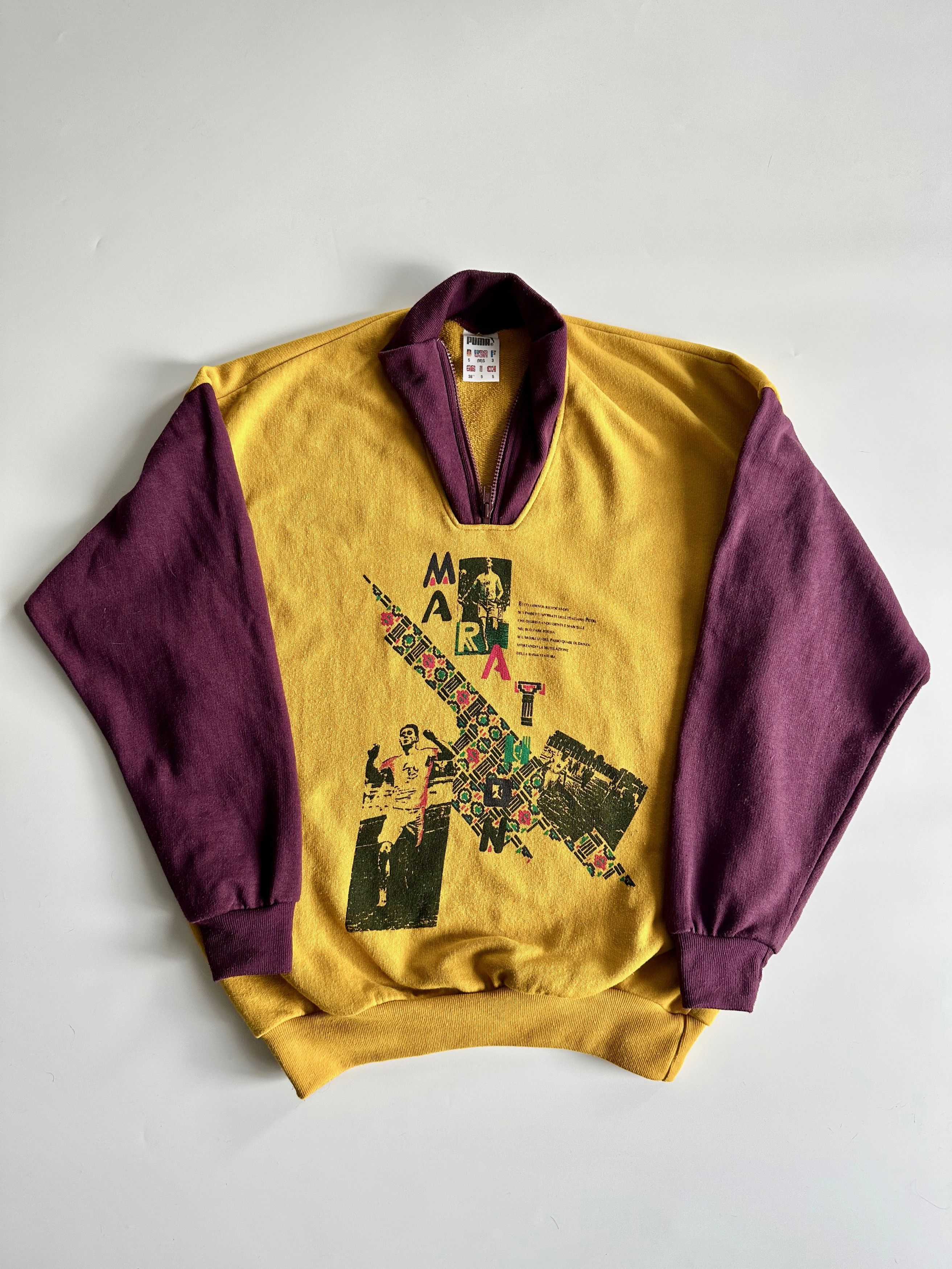 Puma 80's - 90's Puma Marathon Sweat Suit Pullover and Joggers Size US S / EU 44-46 / 1 - 9 Thumbnail