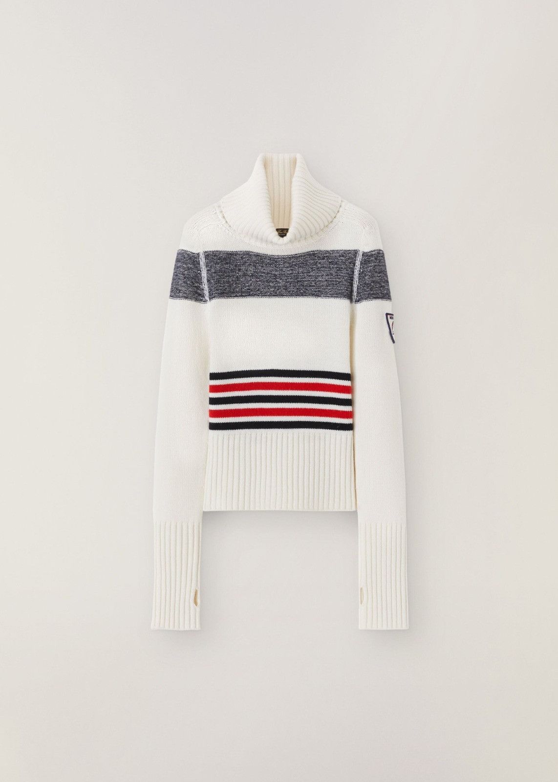 Loro Piana o1srvl11e0125 Courmayeur Turtleneck Sweater in Multicolor Size M / US 6-8 / IT 42-44 - 1 Thumbnail