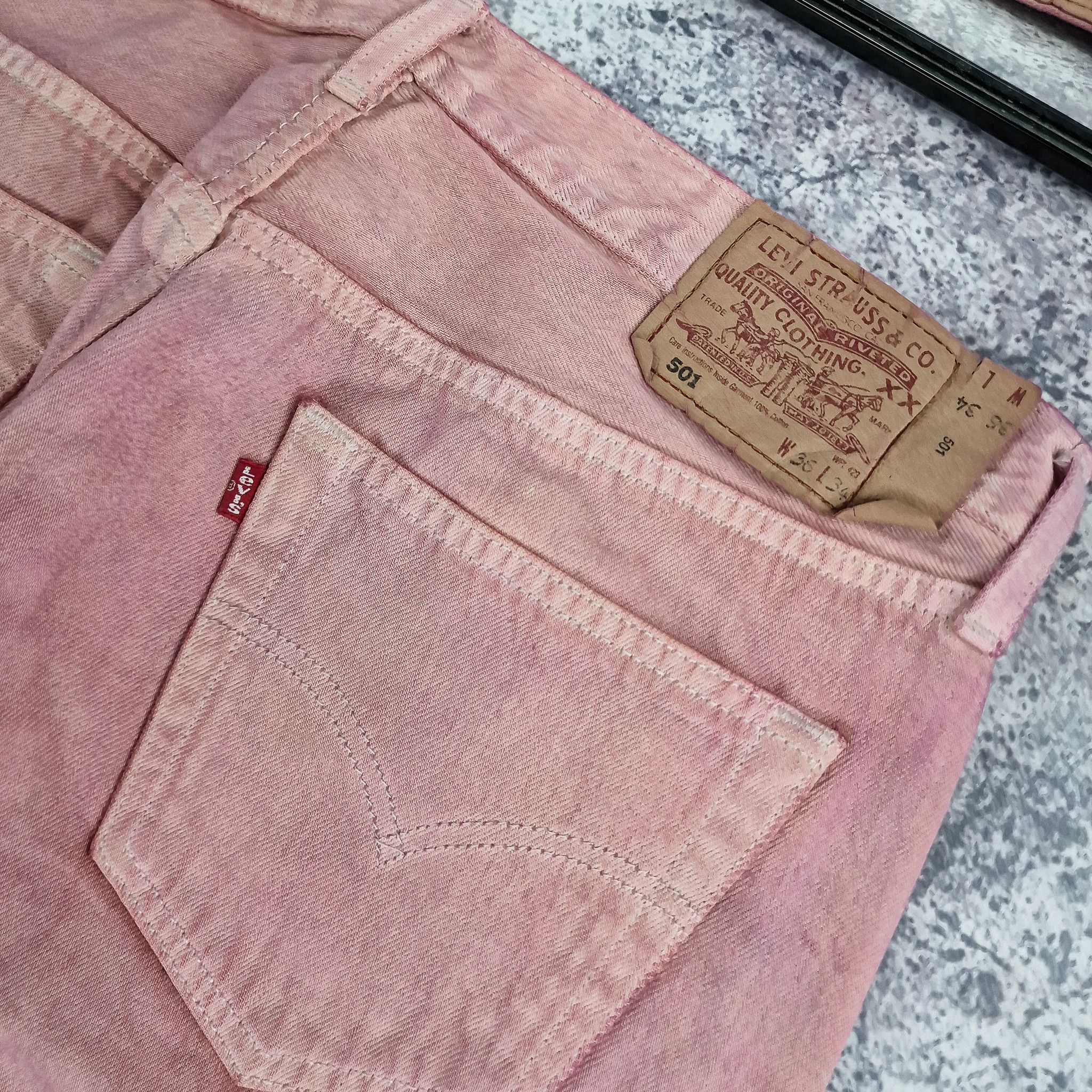 Levi's Levis 501 custom jeans Size US 34 / EU 50 - 4 Thumbnail