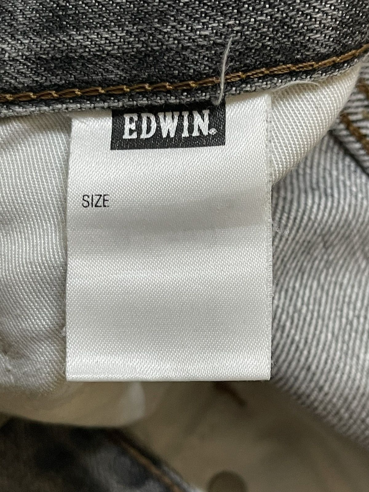Edwin Vintage Edwin 503 Faded Wash Style Distressed Baggy Jeans Size US 31 - 10 Thumbnail