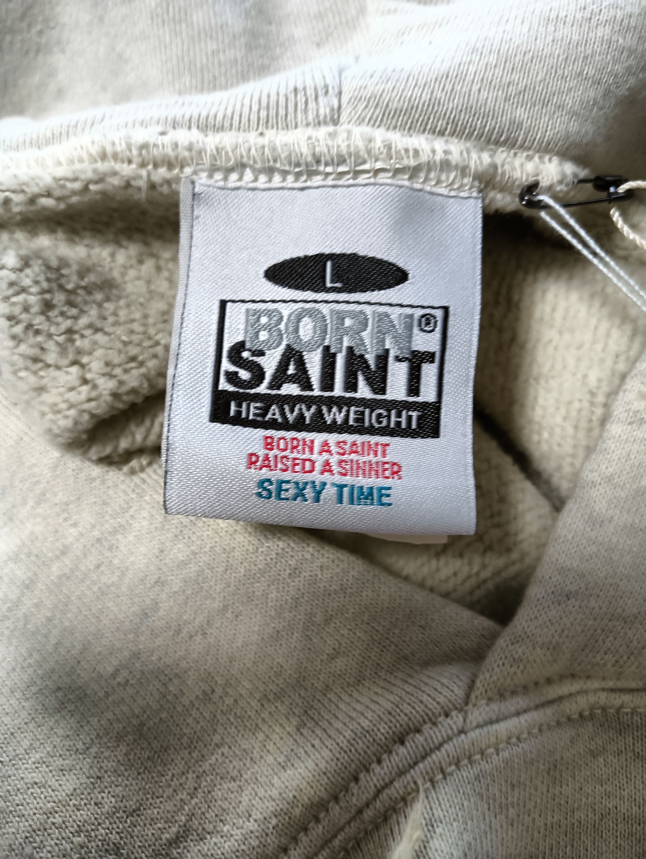 Born X Raised × Saint Michael Graffiti Logo Hoodie Size US L / EU 52-54 / 3 - 4 Thumbnail