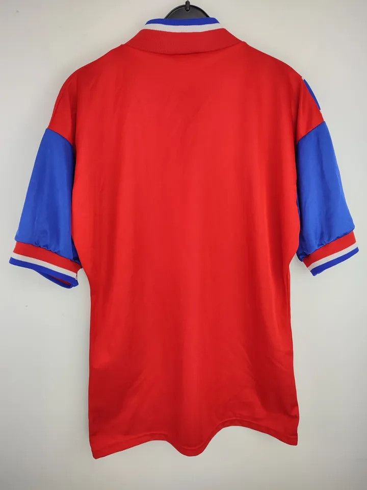 Vintage 1993 / 1995 Bayern Munich Home FOOTBALL Kit SHIRT SOCCER Size US M / EU 48-50 / 2 - 9 Thumbnail