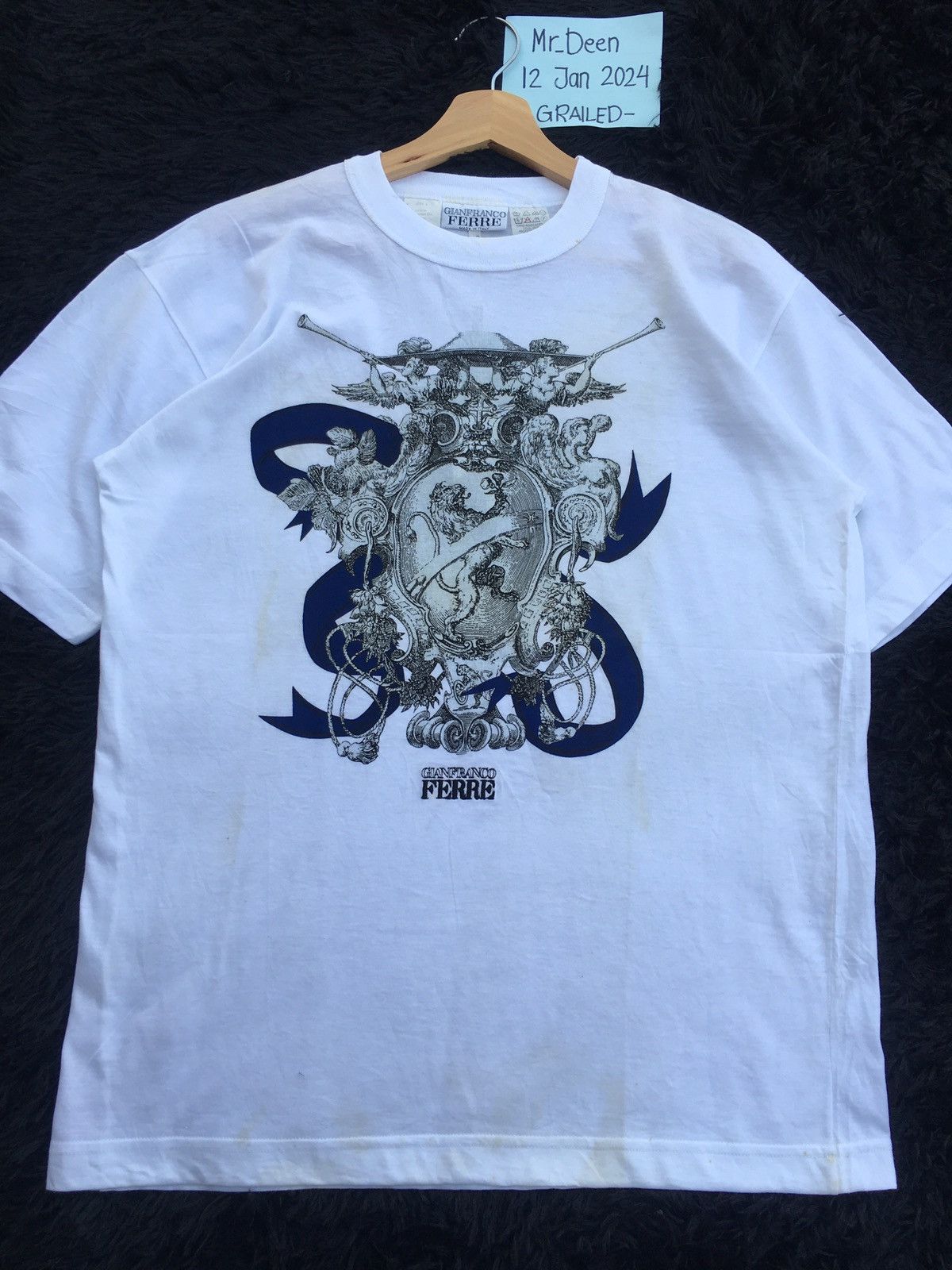 Gianfranco Ferre Rare Vintage Gianfranco Ferre Italy Tshirt Size US L / EU 52-54 / 3 - 5 Thumbnail