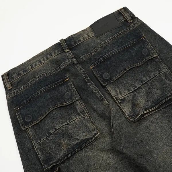 VIBE Grunge y2k faded baggy cargo jeans streetwear Size US 32 / EU 48 - 7 Thumbnail
