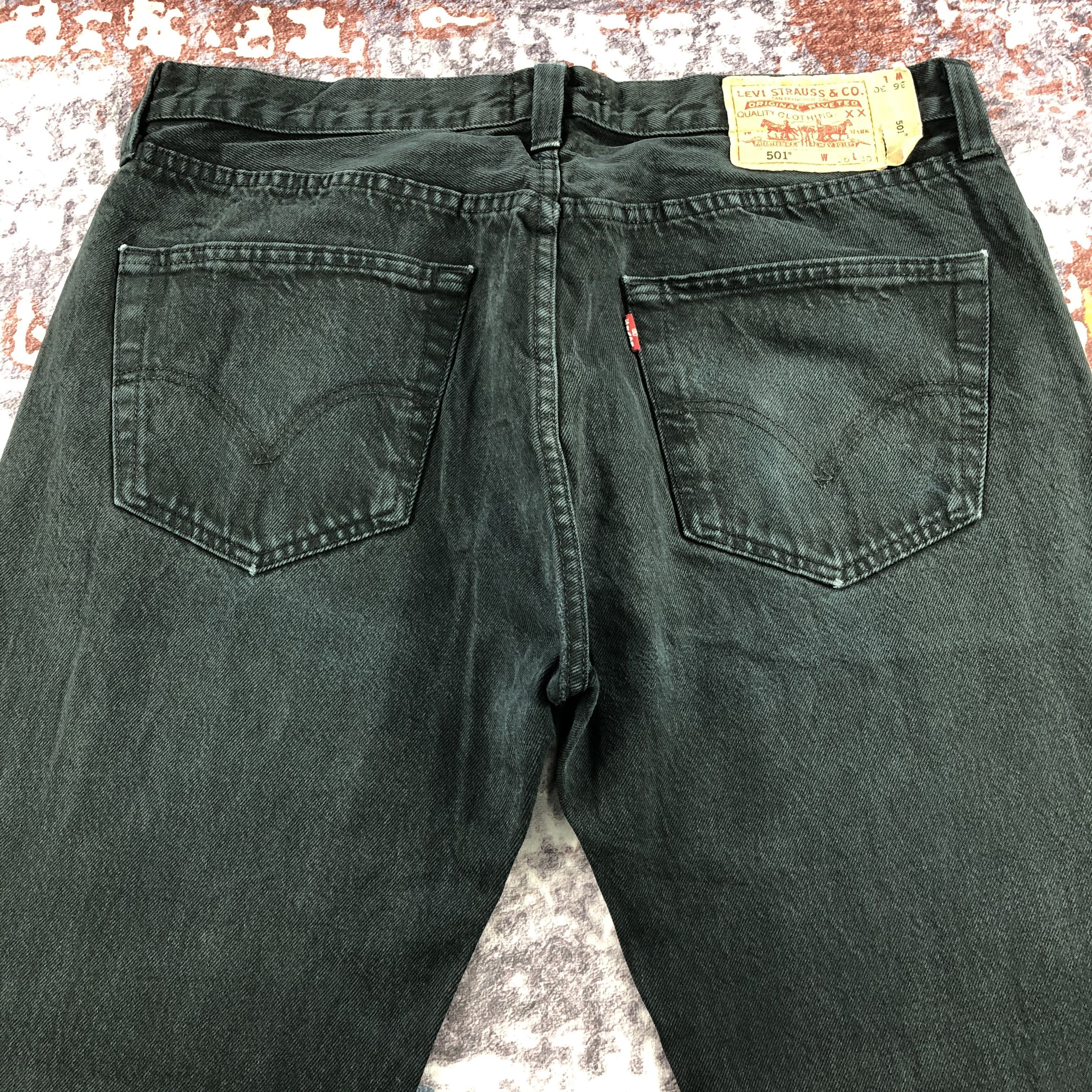 Levi's Vintage Distress Levis 501 Jeans-JM2095 Size US 35 - 6 Thumbnail