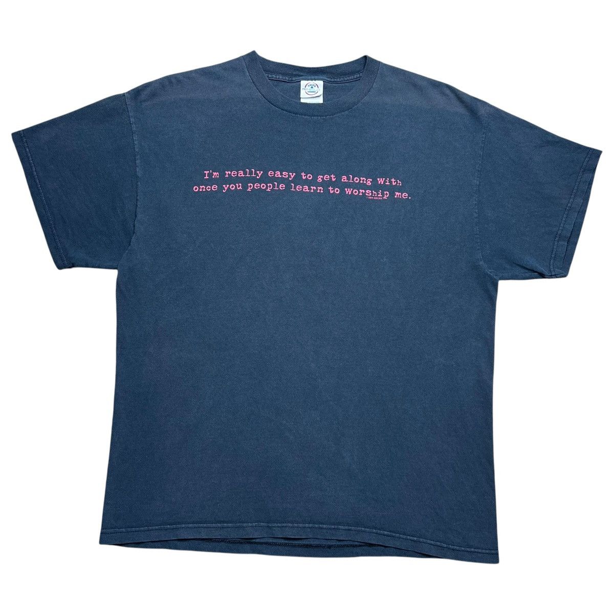 Other 2000s Easy To Get Along With Until You Worship Me T-Shirt Size US L / EU 52-54 / 3 - 1 Thumbnail