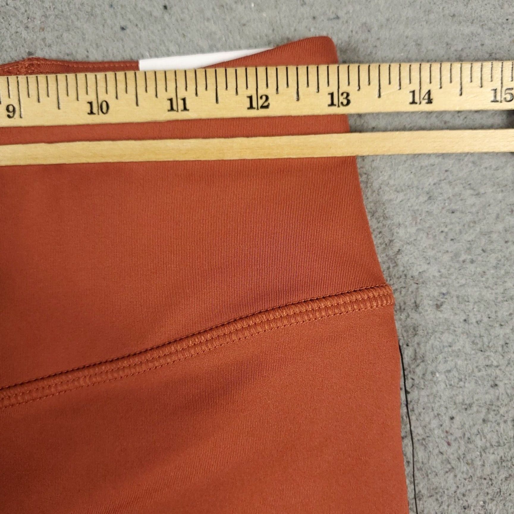 Jordan Brand Jordan Shorts Womens M Orange Bike Shorts High Wide Drawstring Waist Regular Comfort Stretch Basketball Style Sports Modern Classic Womens Size 32" / US 10 / IT 46 - 4 Thumbnail