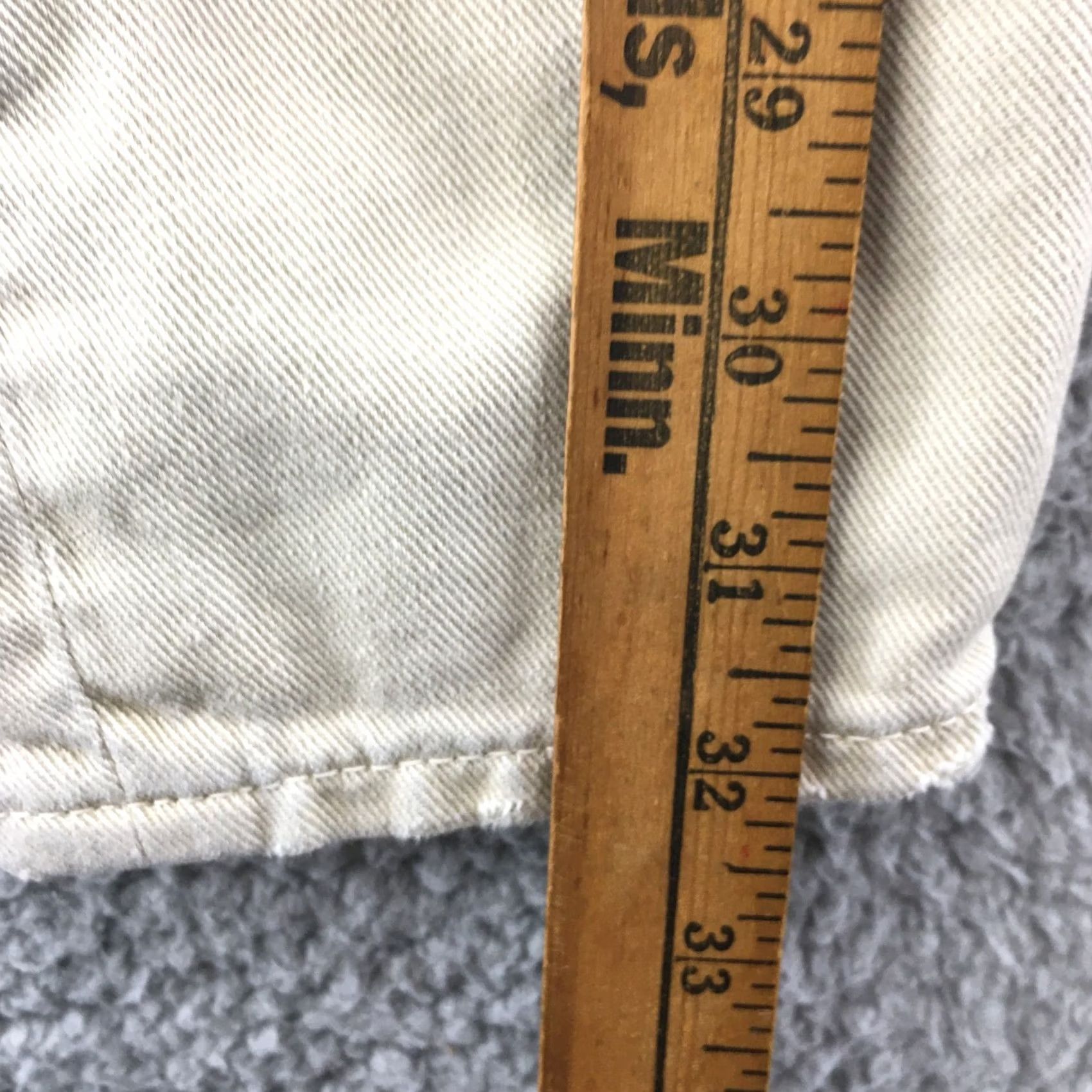 American Eagle Outfitters American Eagle Outfitters Jeans Mens 32/34 Beige Cotton 5 Pockets Straight Leg Regular Rise Medium Size US 32 / EU 48 - 7 Thumbnail