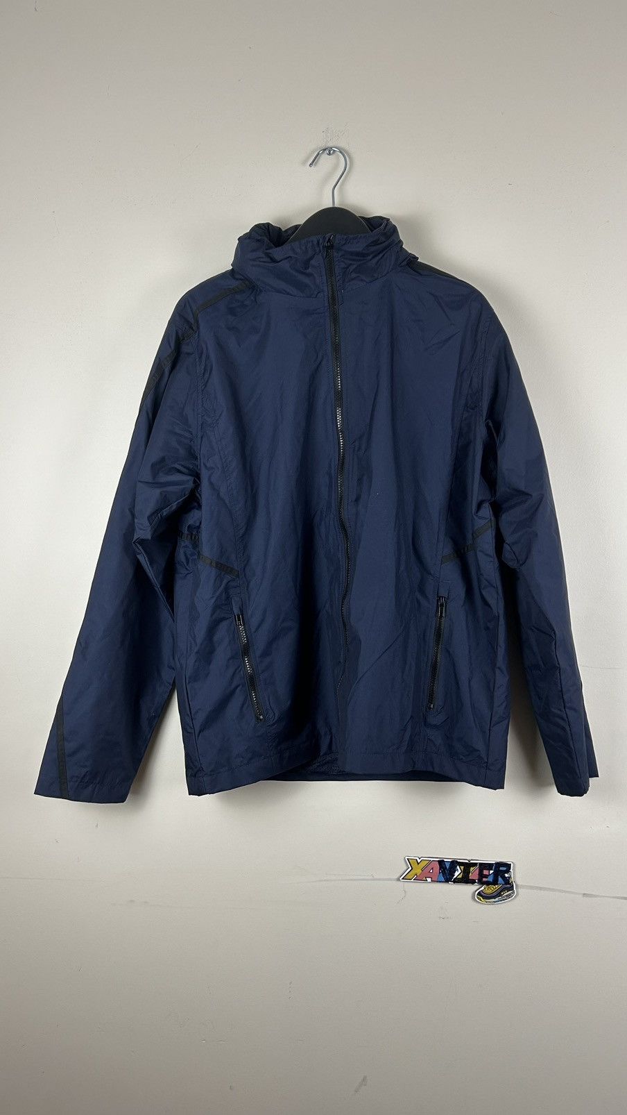 Vintage Soft Shell Jacket Large Man Navy Size US L / EU 52-54 / 3 - 1 Thumbnail