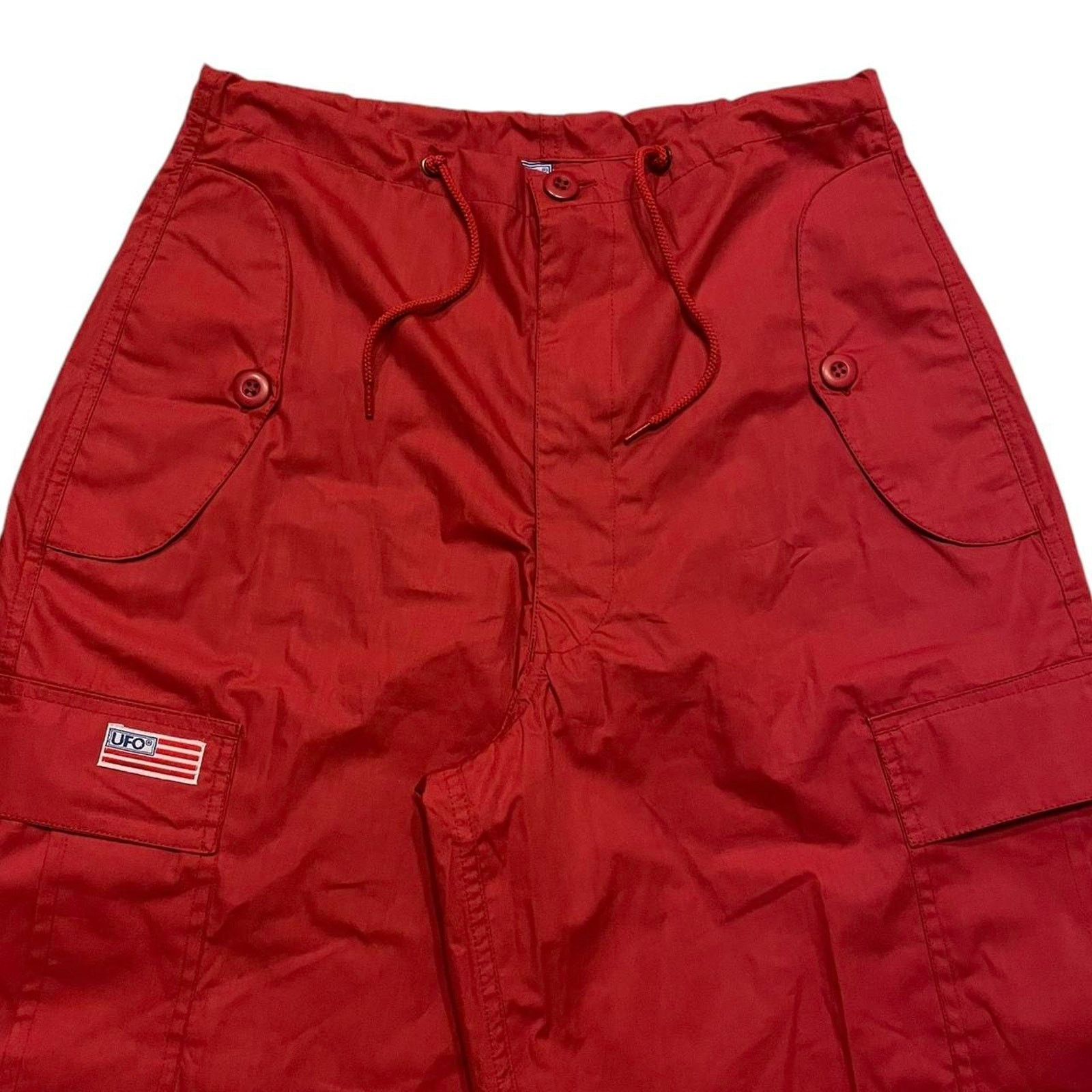 Vintage NWOT VTG Y2K UFO Rave pants baggy cargo parachute pants XXS Size 25" / US 0 / IT 36 - 3 Thumbnail