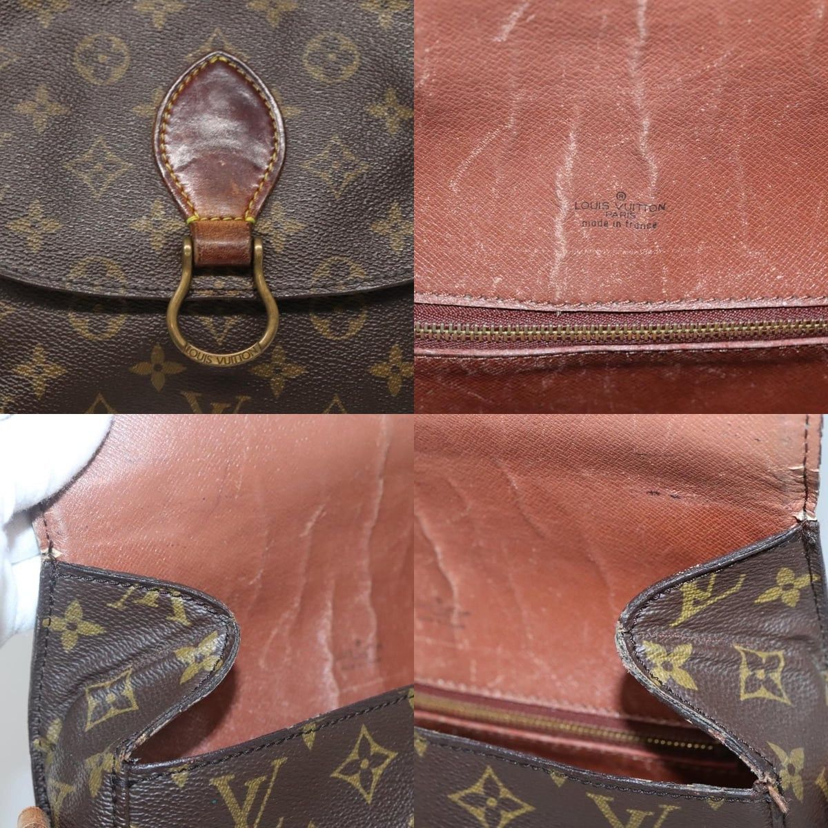 Louis Vuitton LOUIS VUITTON Monogram Saint Cloud GM Shoulder Bag M51242 Size ONE SIZE - 11 Thumbnail