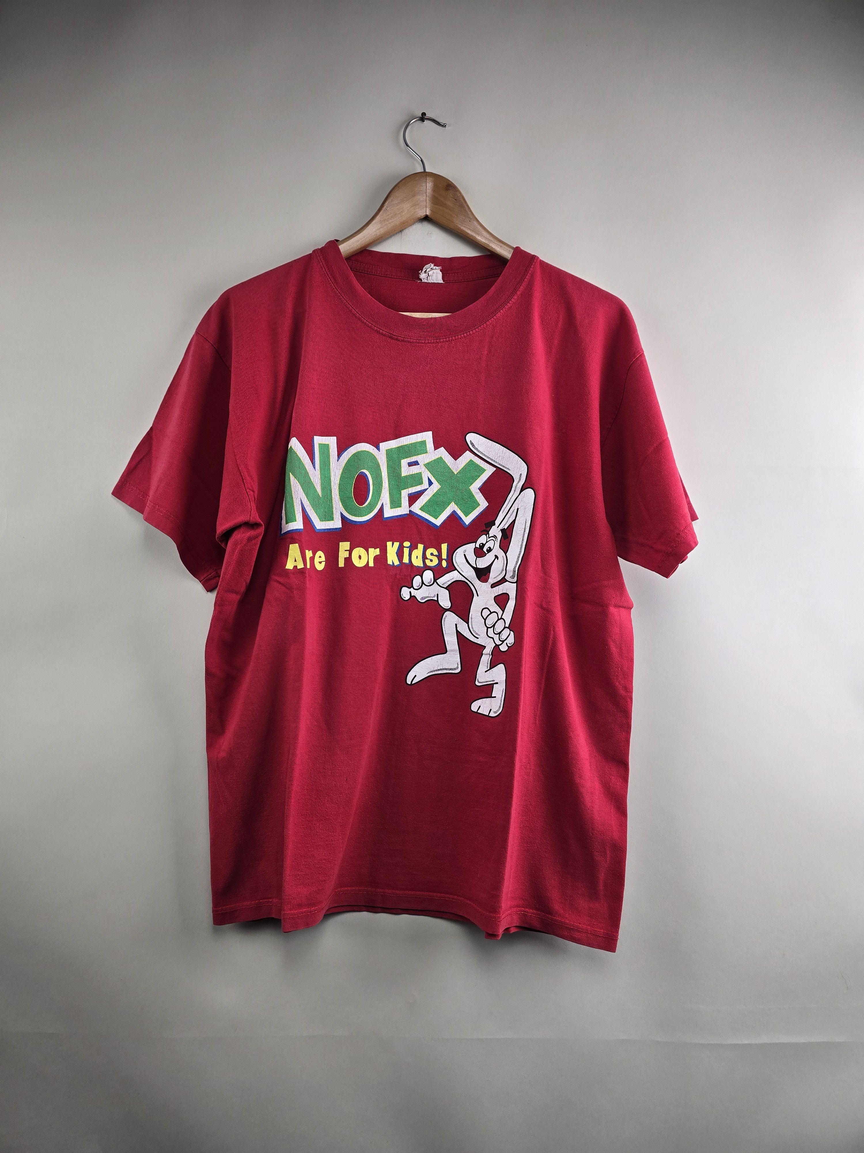 Band Tees × Vintage 90s Nofx Are for kids Vintage punk t shirt L