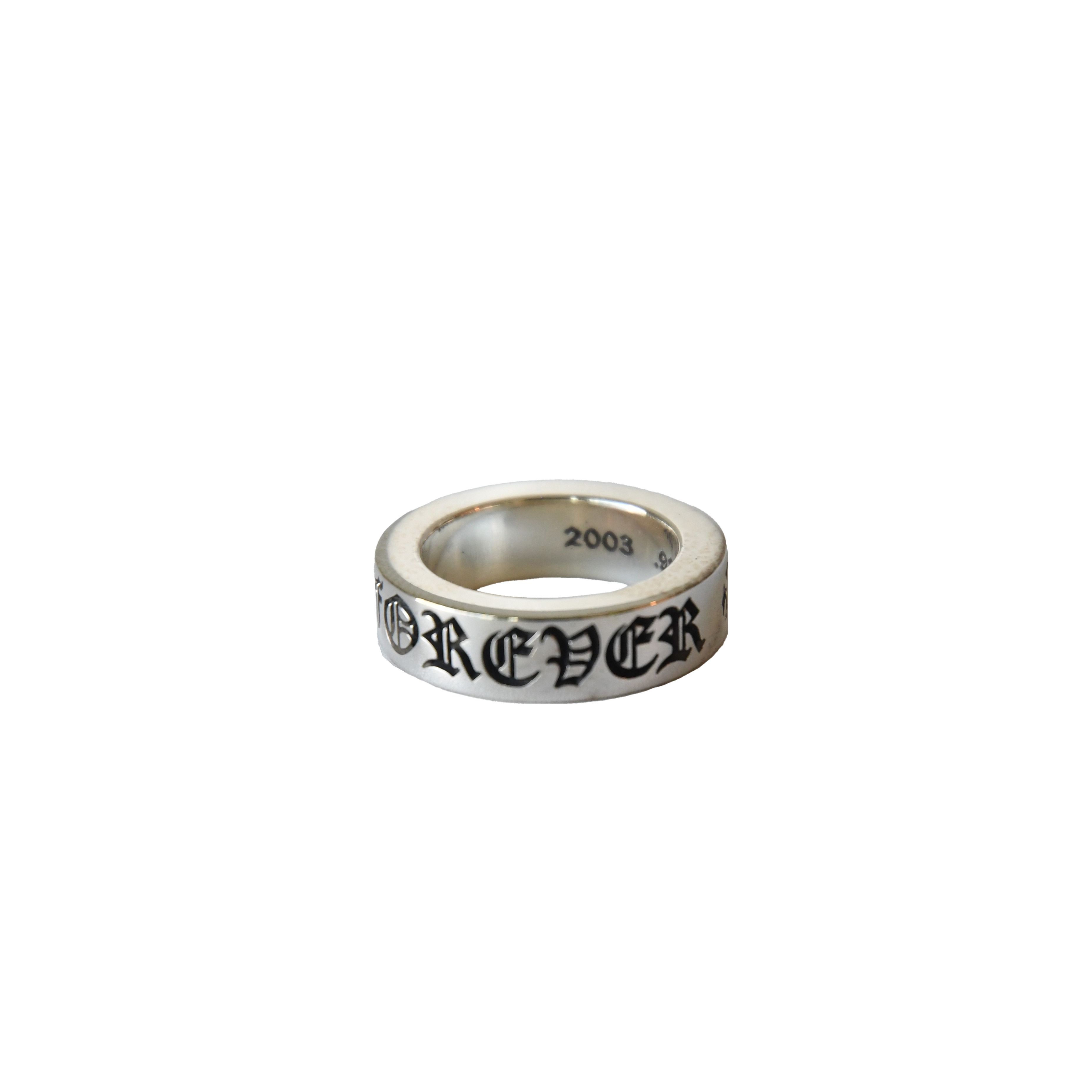 Chrome Hearts Chrome Hearts Forever Spacer Ring Silver Size ONE SIZE - 3 Thumbnail