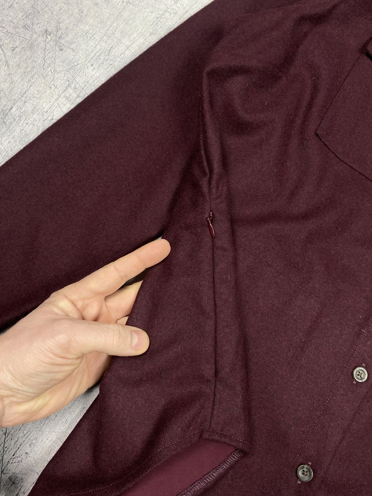 Fjallraven Fjällräven Övik Re-Wool Shirt Women’s Burgundy Wool Outdoor Size XL / US 12-14 / IT 48-50 - 9 Thumbnail