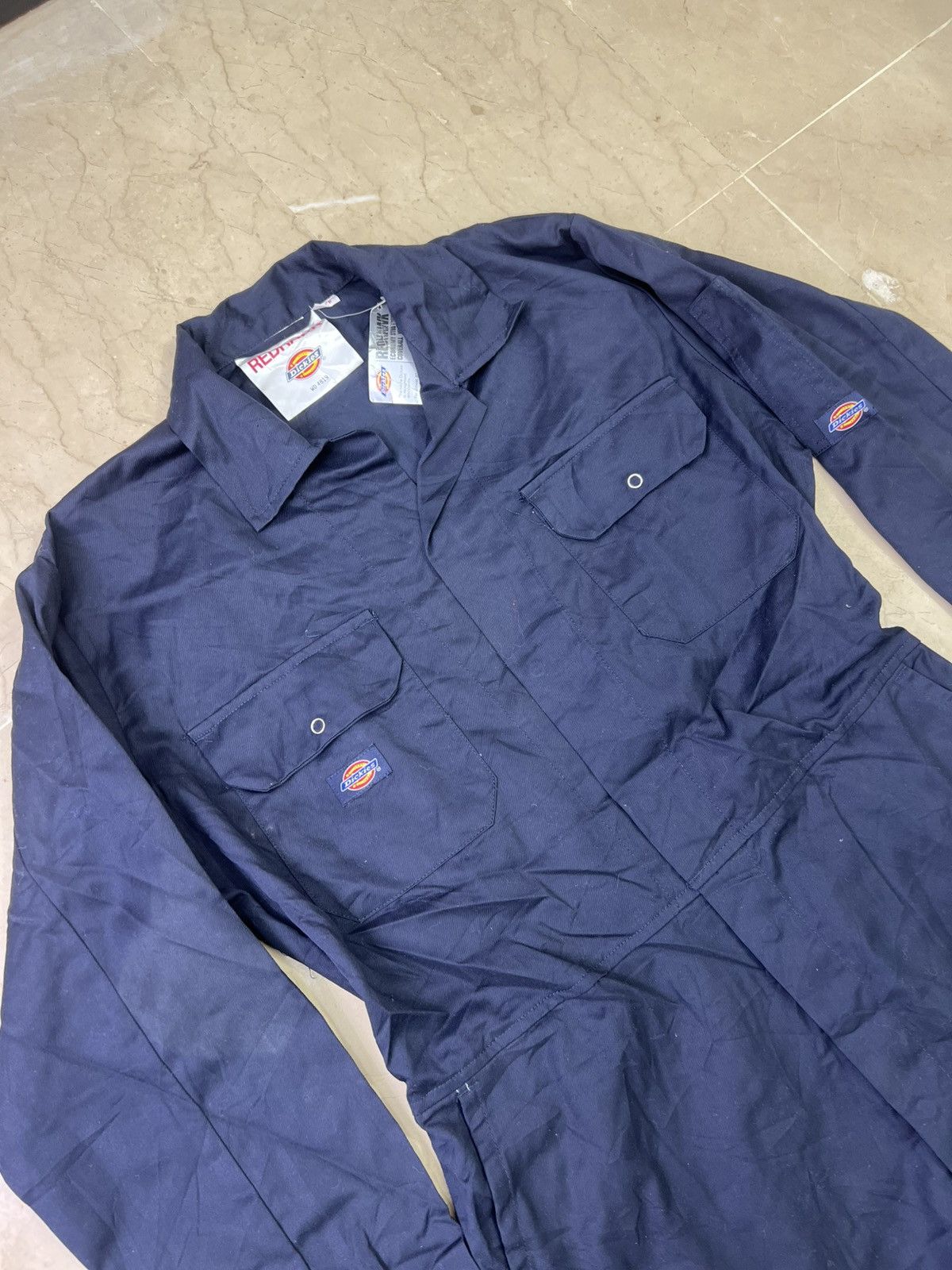 Dickies VintageDickies RedhawkNavyBlue WorkwearCoveralls Jumpsuit40R Size US L / EU 52-54 / 3 - 2 Thumbnail