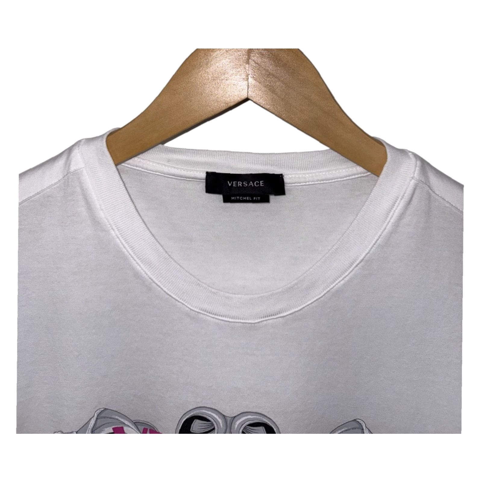 Versace Versace T-Shirt White Baroque Size L Men Regular Large Size US L / EU 52-54 / 3 - 3 Thumbnail