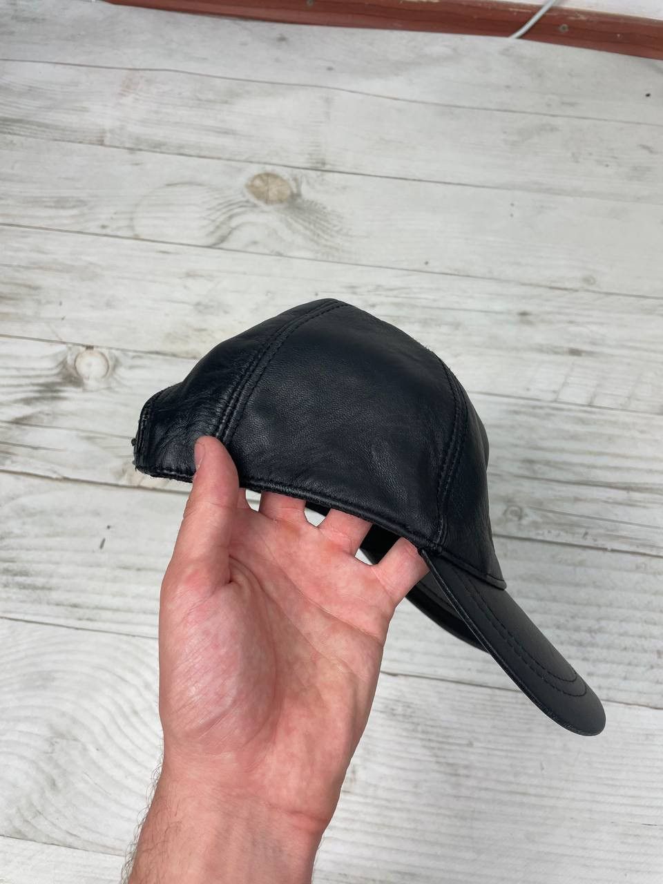Formula 1 Vintage Volkswagen Leather Cap Hat 90s Racing Size ONE SIZE - 6 Thumbnail