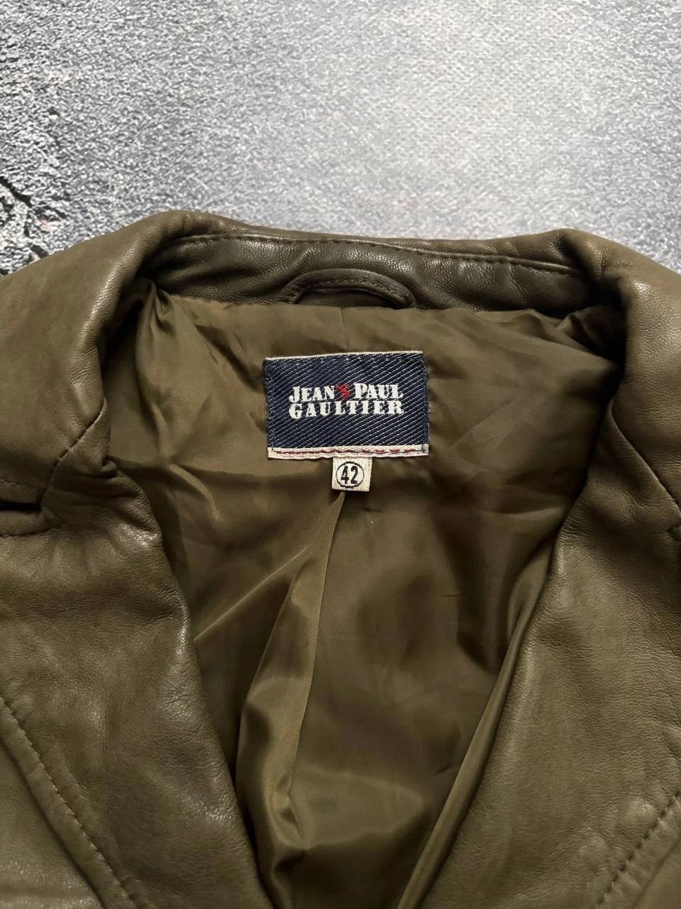 Jean Paul Gaultier Vintage 90s Jean Paul Gaultier Luxury Leather Jacket Size M / US 6-8 / IT 42-44 - 6 Thumbnail
