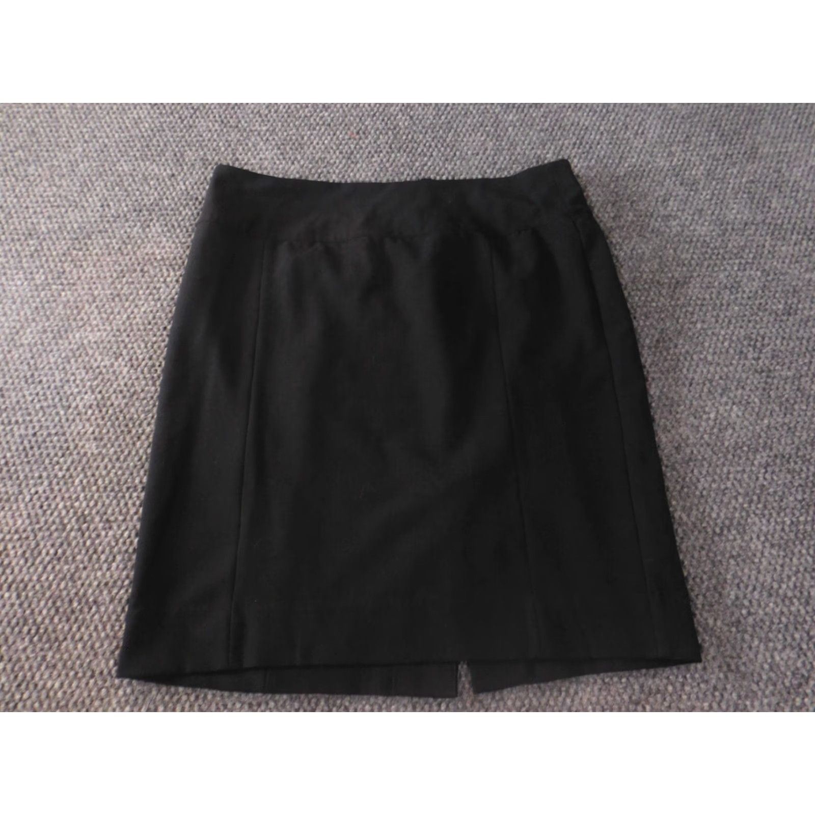Gap Gap Skirt A-Line Knee Length Black 8 Women's Regular Knit Stretch Zip Casual Vintage No Designer Boys No Girls No Size 30" / US 8 / IT 44 - 2 Thumbnail