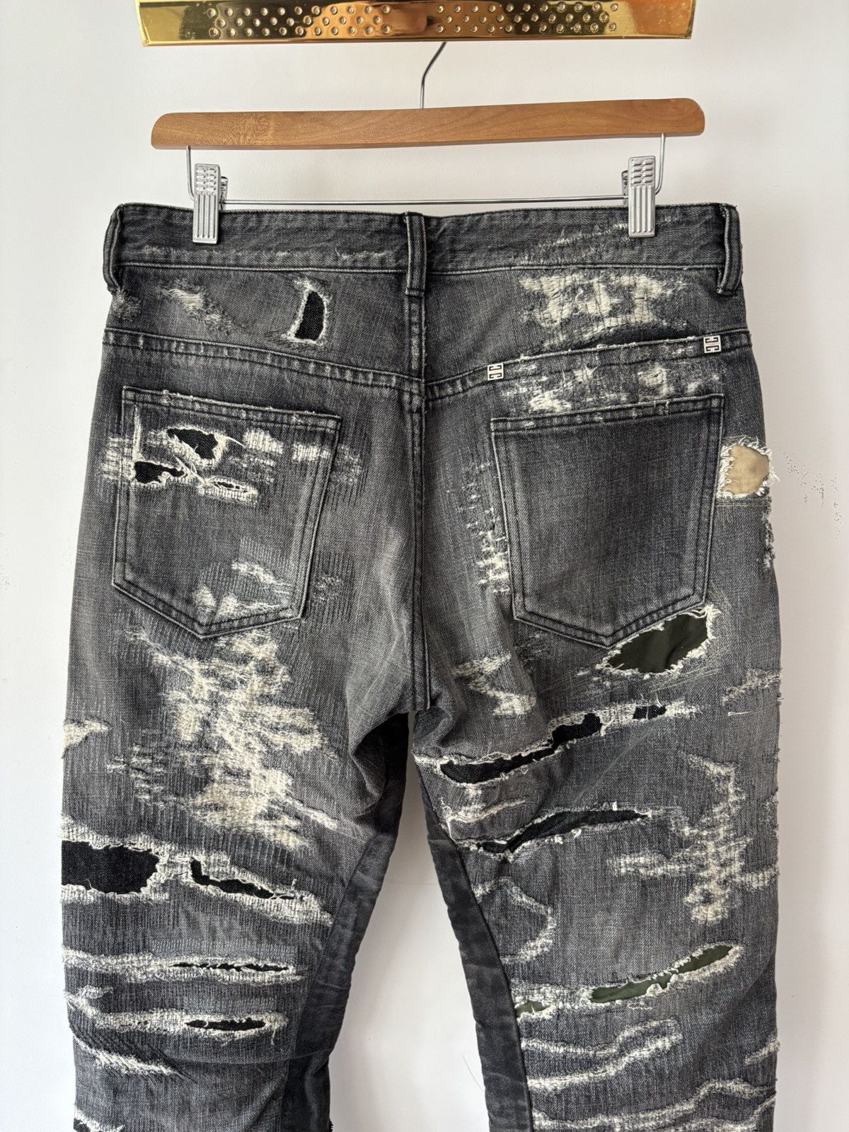 Givenchy Givenchy FW22 boro moleskin jeans by Matthew Williams