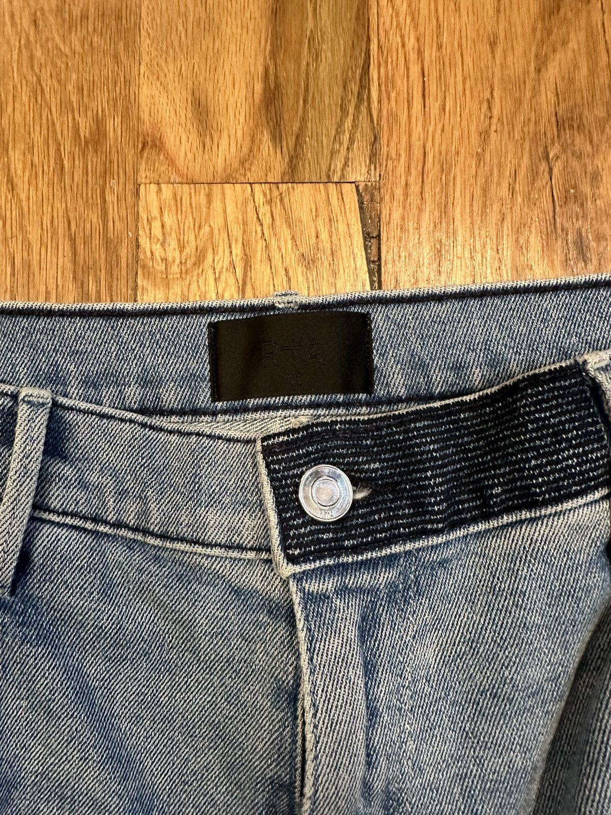 Rta RTA Padded Blue Denim Jeans Size 31 Size US 31 - 3 Thumbnail