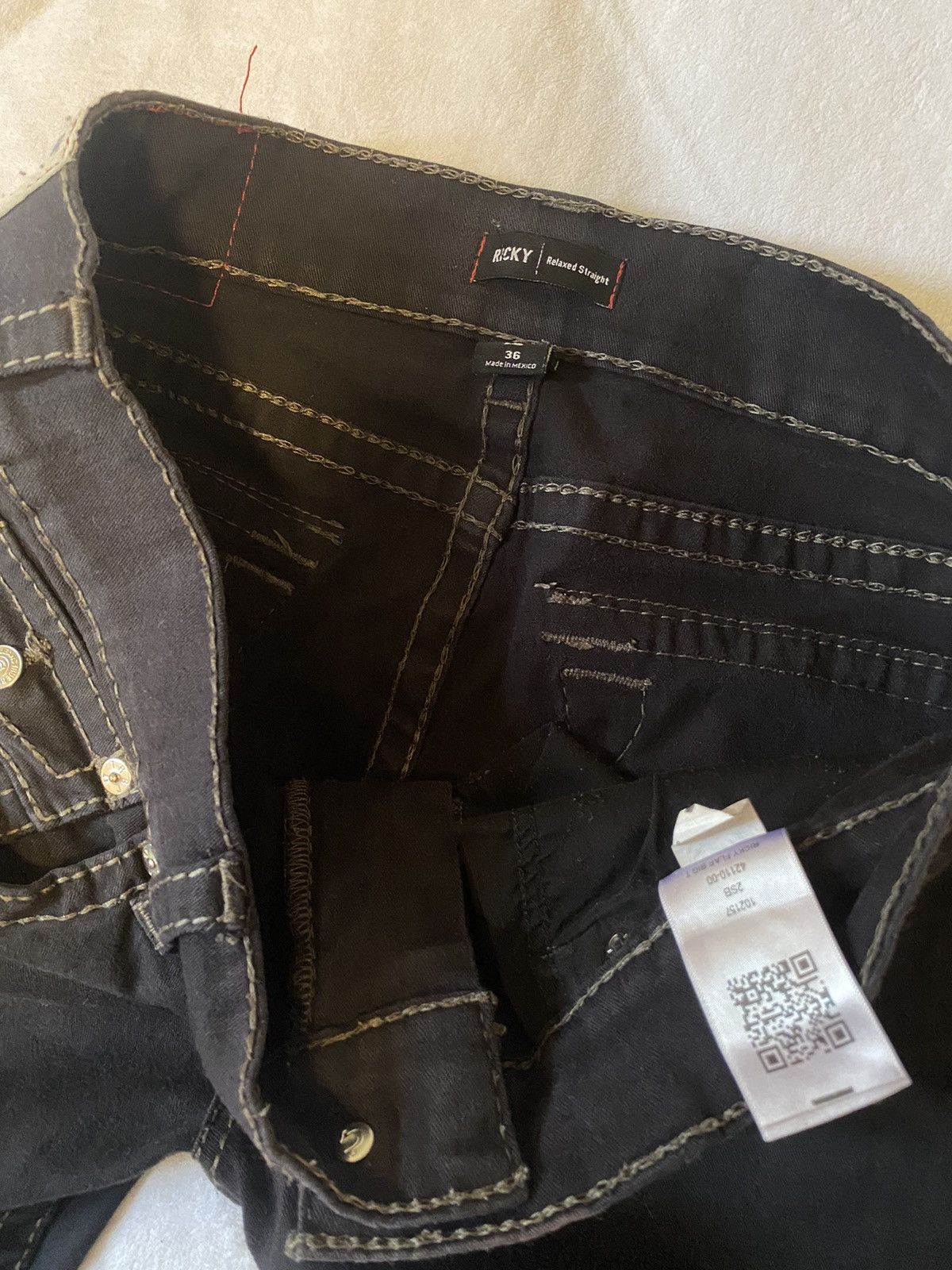 True Religion Ricky Big T relaxed straight jeans Size US 36 / EU 52 - 3 Thumbnail